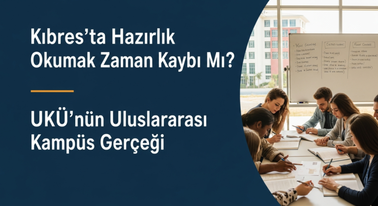 Kıbrıs’ta Hazırlık Okumak Zaman Kaybı Mı? UKÜ’nün Uluslararası Kampüs Gerçeği