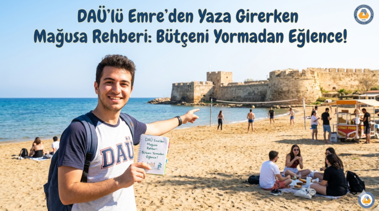 DAÜ’lü Emre’den Yaza Girerken Mağusa Rehberi: Bütçeni Yormadan Eğlence!